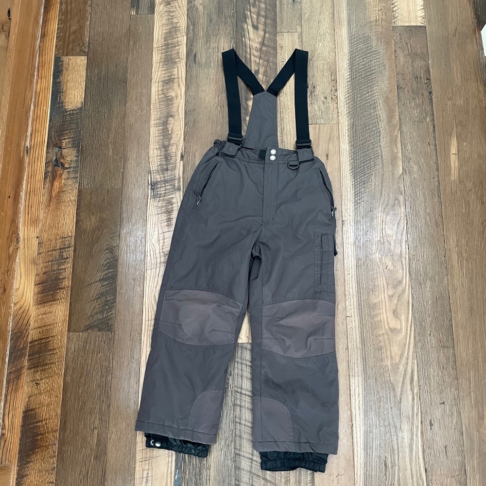 Weatherproof snowboard ski bibs boys 7-8